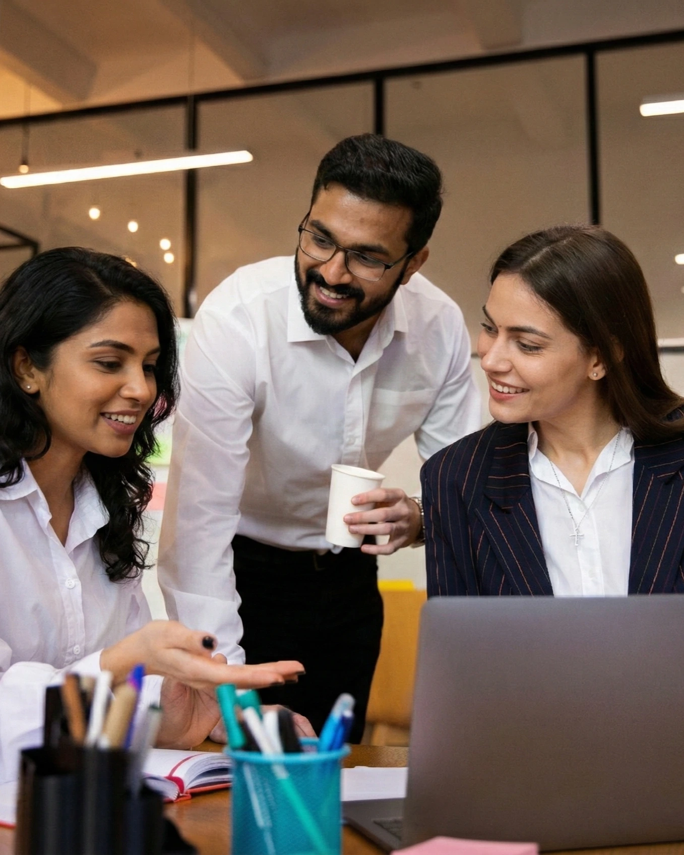 Clients exploring advisory services